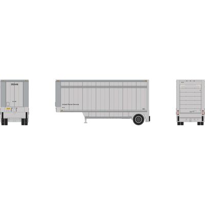 HO ATH 28' Parcel (PUP) Trailer, UPS without Shield #299597 HO ATH 28' Parcel (PUP) Trailer, UPS without Shield #299597