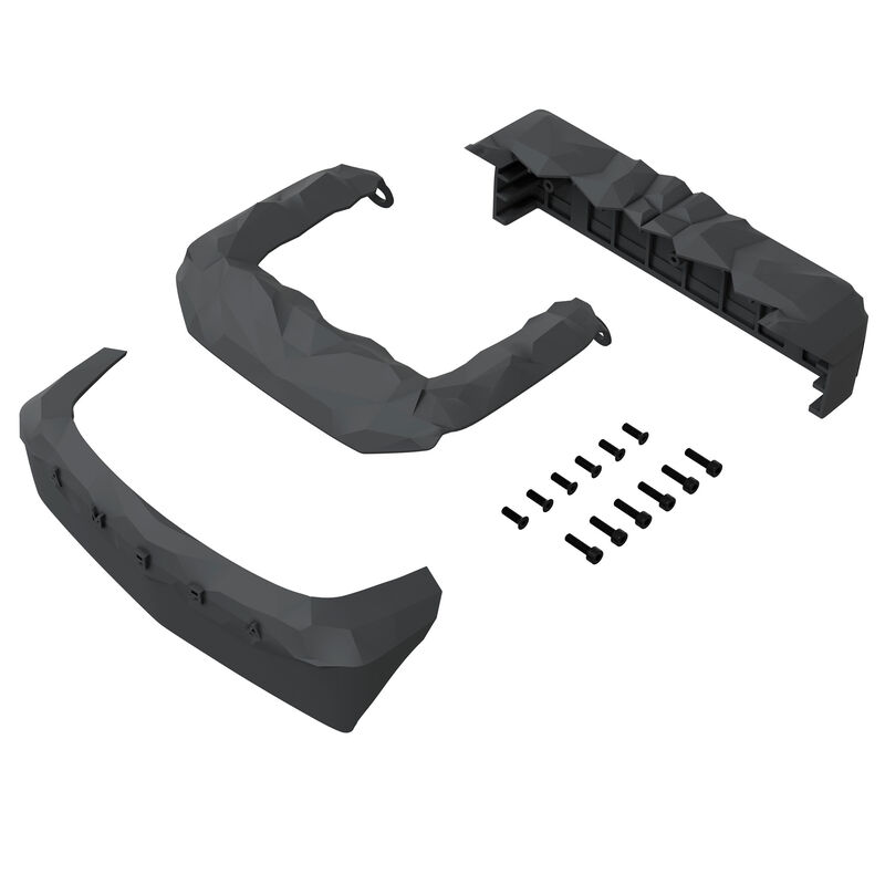 ARRMA Body Protector Set (3pcs), Gunmetal ARRMA Body Protector Set (3pcs), Gunmetal