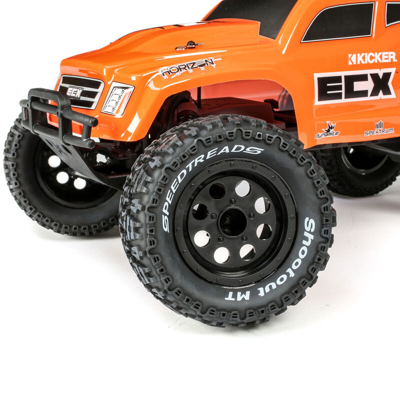 1/10 Ruckus 2WD Monster Truck Brushed RTR, Orange