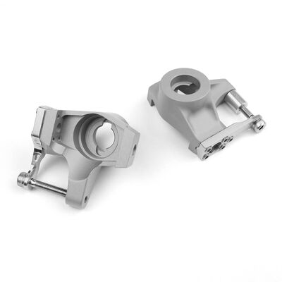 Knuckles, Clear Anodized: SCX10-II Knuckles, Clear Anodized: SCX10-II