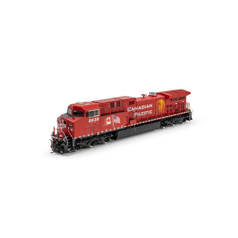 Athearn Genesis HO GEN AC4400CW Locomotive w/DCC & SOUND, CP 'Dual Flags' #8638 Athearn Genesis HO GEN AC4400CW Locomotive w/DCC & SOUND, CP 'Dual Flags' #8638