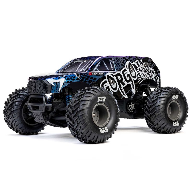 1/10 GORGON 223S 2WD RTR Brushless Monster Truck, Blue/Black