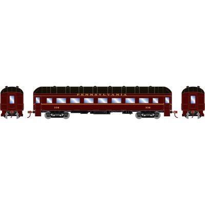 HO RTR Arch Roof Coach, PRR #336 HO RTR Arch Roof Coach, PRR #336