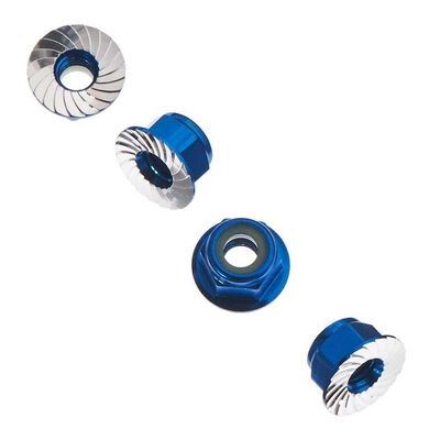 Wheel Nut M4 Serrated Blue (4) Wheel Nut M4 Serrated Blue (4)