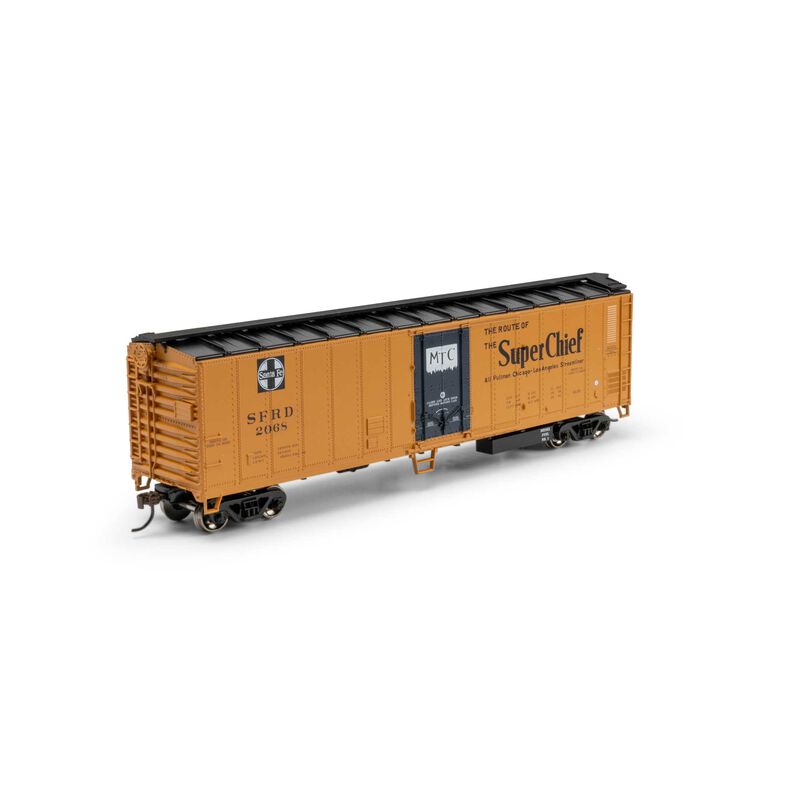 Roundhouse HO 50' Smooth Side Mechanical Reefer, SFRD #2068 Roundhouse HO 50' Smooth Side Mechanical Reefer, SFRD #2068