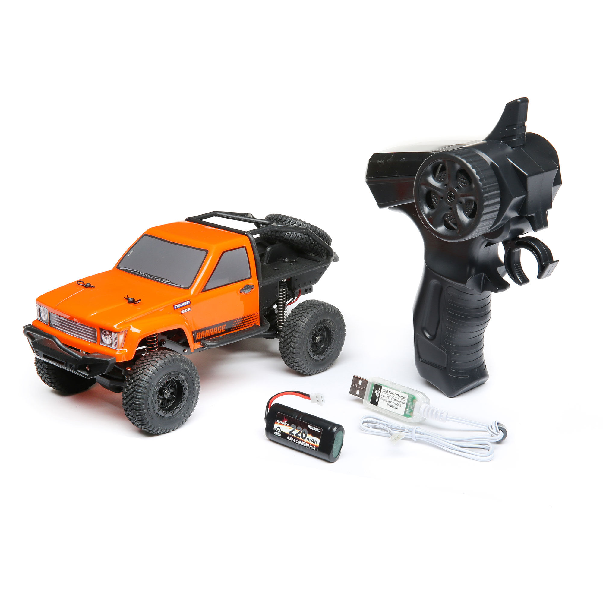 大人女性の ECX 1/24 Barrage 4WD Scaler Rock Crawler RTR, Blue | Horizon 趣味