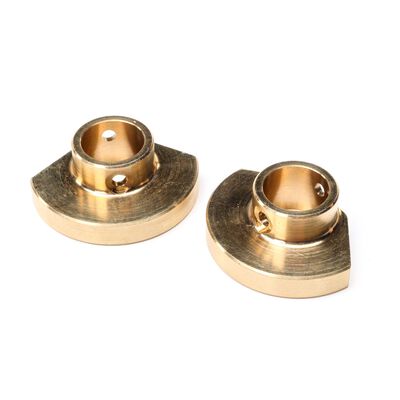 Brass Rear Axle Tube Caps, L/R (30g): PRO Brass Rear Axle Tube Caps, L/R (30g): PRO