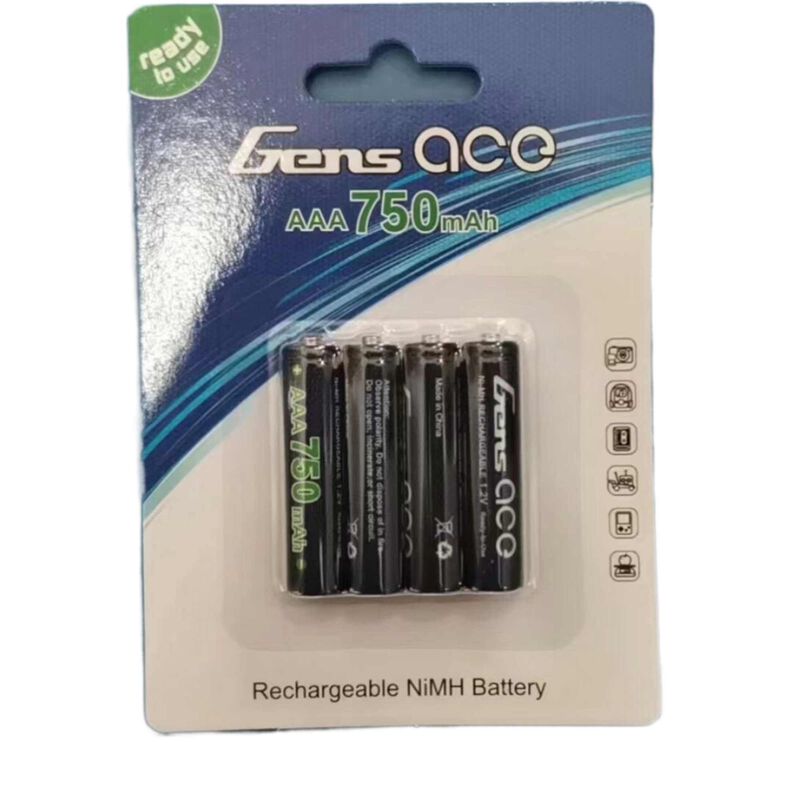 Gens ace NiMH AAA Rechargeable Battery (4) | Horizon Hobby
