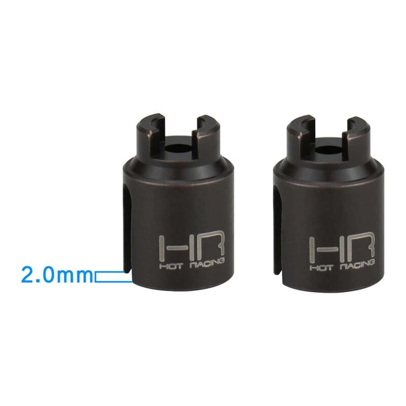 Steel Differential Outdrive Cups, 1/16 ARRMA MINI KRATON (2)