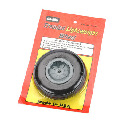 Treaded Lite Wheel, 4" (1) Treaded Lite Wheel, 4" (1)
