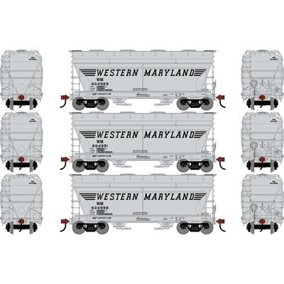 HO ATH ACF 2970 Covered Hopper, WM #604969/604991/604998 (3) HO ATH ACF 2970 Covered Hopper, WM #604969/604991/604998 (3)