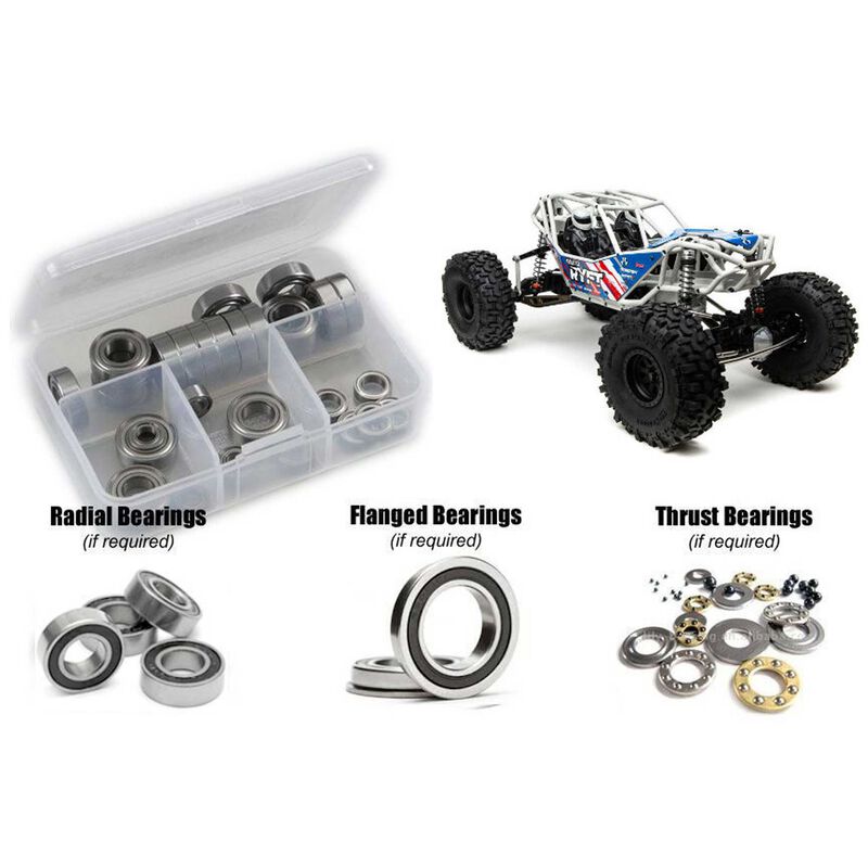 RC Screwz Rubber Shielded Bearing Kit, 1/10 Axial RBX10 Ryft