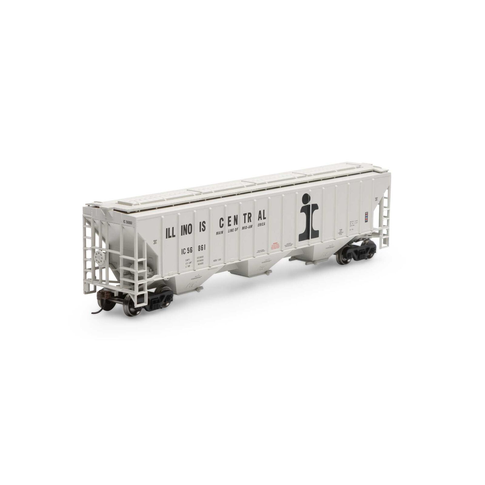 HO RTR PS 4740 Covered Hopper, IC #56861