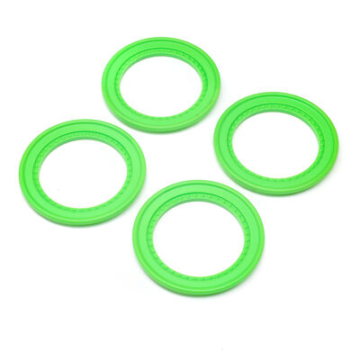 Snap-in Beadlock Rings, Green (4): LMT 2.0 Snap-in Beadlock Rings, Green (4): LMT 2.0