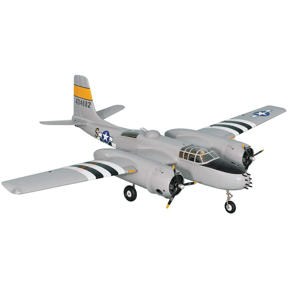 Phoenix Model 1:9 1/4 A-26 Invader Twin Electric/Gas ARF | Horizon