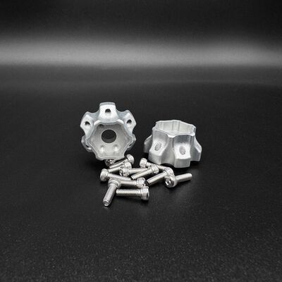 12mm Machined Aluminum Hex Hubs w/ Hardware, 7mm Offset (2) 12mm Machined Aluminum Hex Hubs w/ Hardware, 7mm Offset (2)