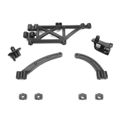 Chassis Brace Body Mount Set: EB410 Chassis Brace Body Mount Set: EB410