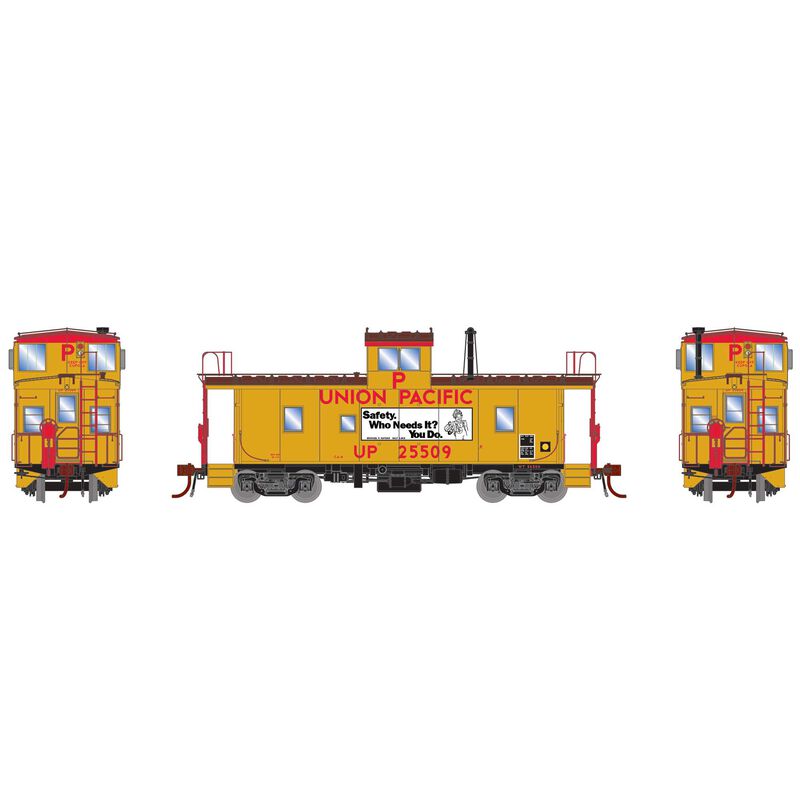 HO CA-8 Late Caboose with Lights & Sound UP #25509