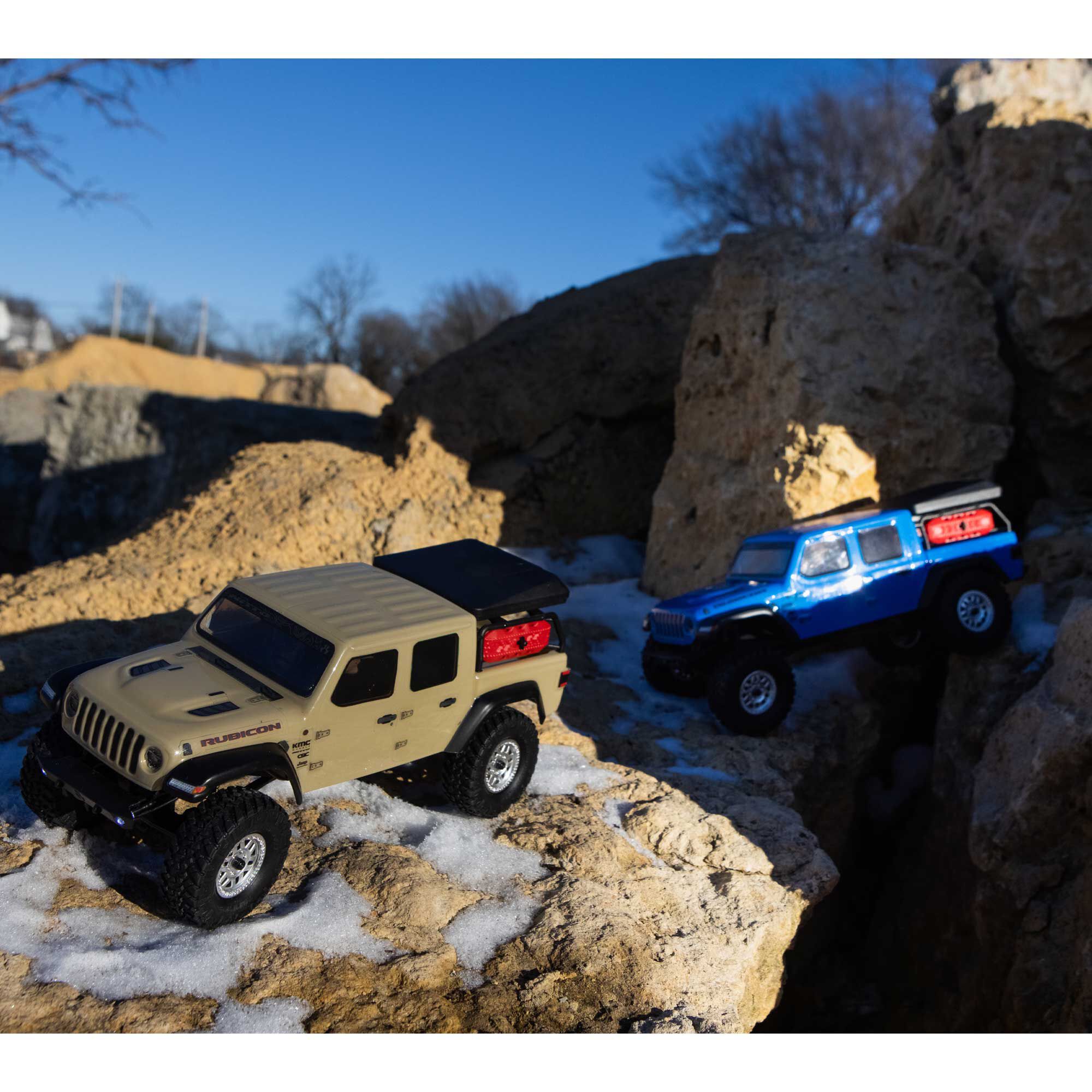 本命ギフト Gladiator JT Jeep SCX24 1/24 Axial 4WD Brushed Crawler Rock ホビーラジコン