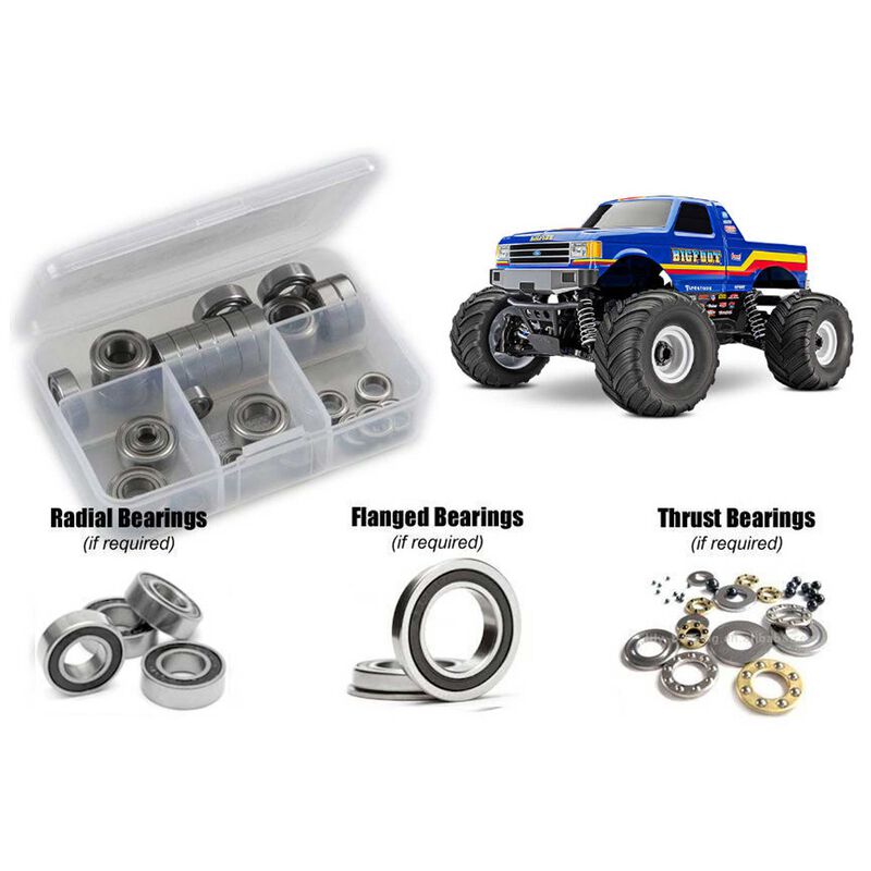 Traxxas Bigfoot 4x4 BL-2s 1/10th (#67134-4) Rubber Shielded Bearing Kit