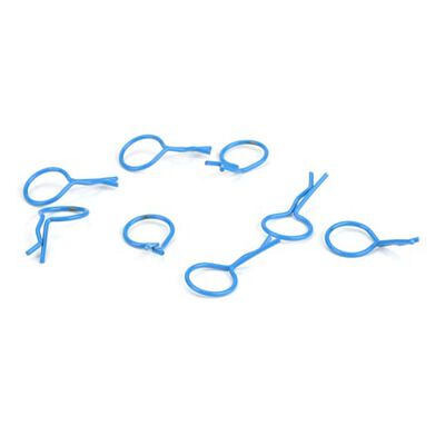 Bent Body Clips Blue (8) Bent Body Clips Blue (8)