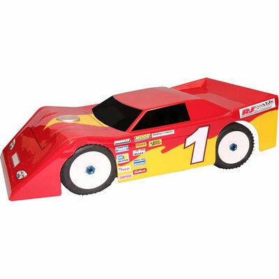 1/8 Max Wedge Clear Body: Dirt Oval 1/8 Max Wedge Clear Body: Dirt Oval