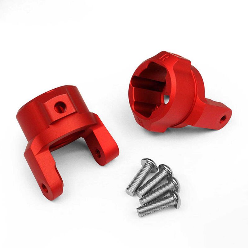 8 Degree C-Hubs Red Anodized: Axial SCX10
