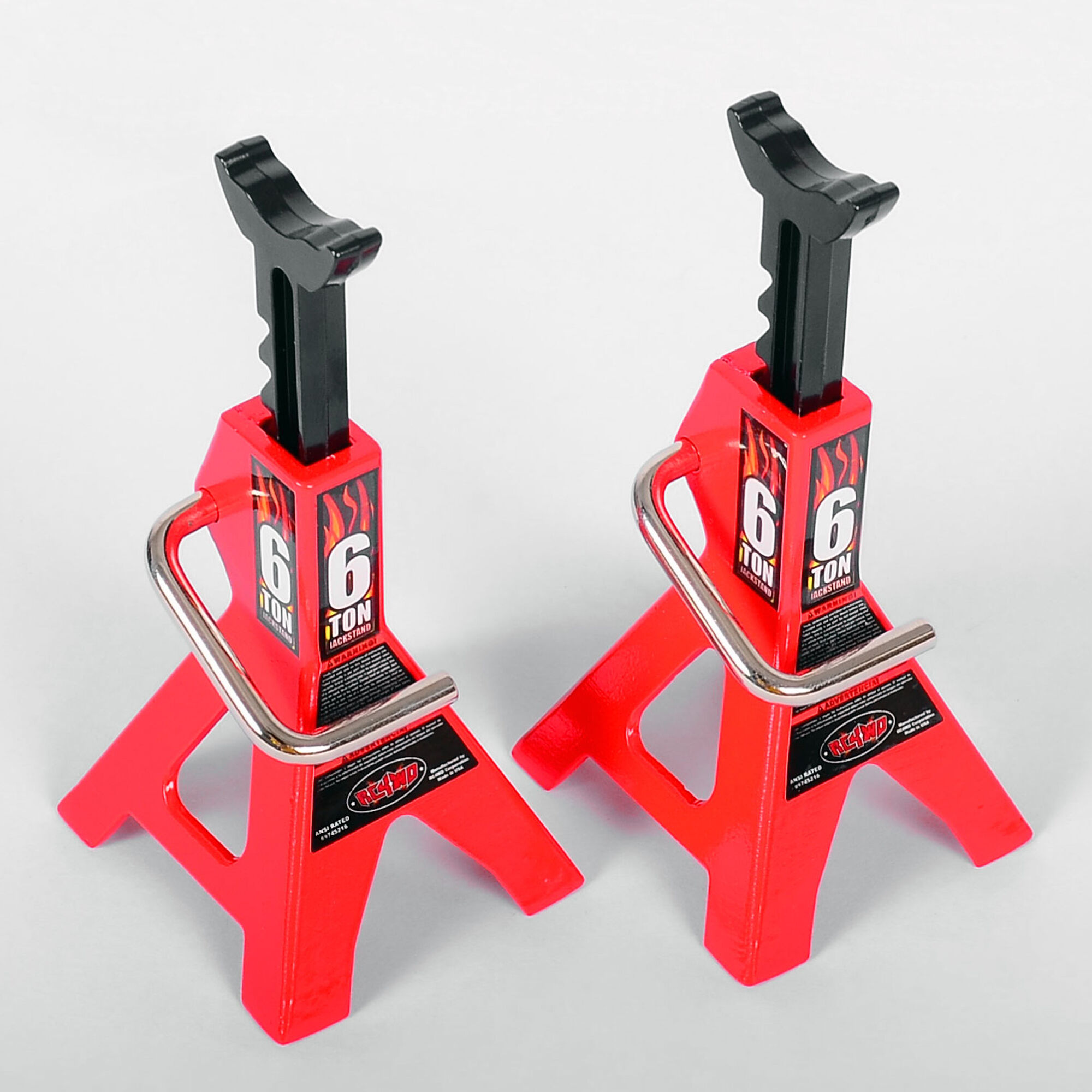 Details about   2Pcs 6Ton Red Alloy Adj Jack Stands for 1/10 RC Crawler TRX-4 RC4wd D90 Wraith