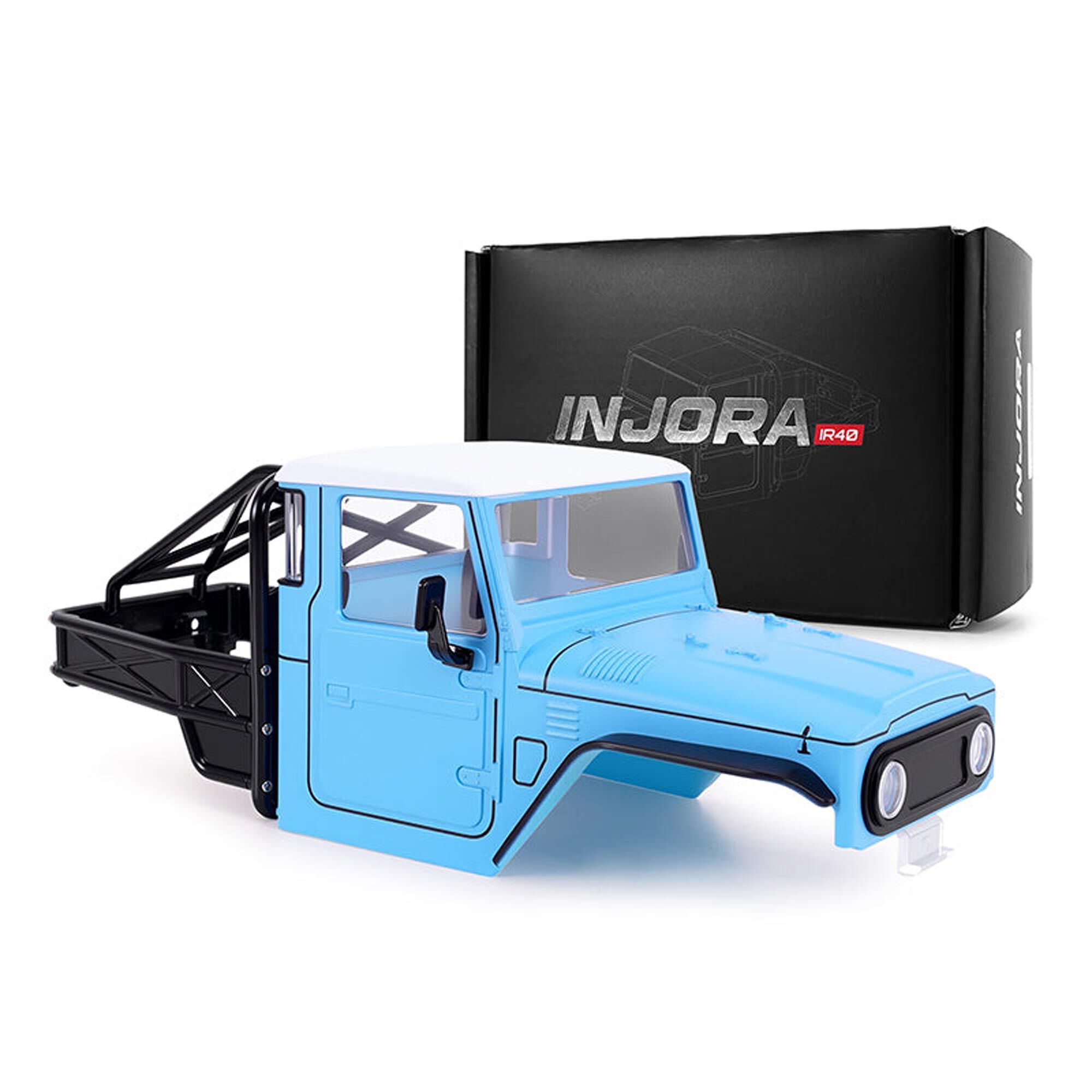 INJORA INJORA 1/18 IR40 Rock Crawler Hard Body, Sky Blue, 1/18