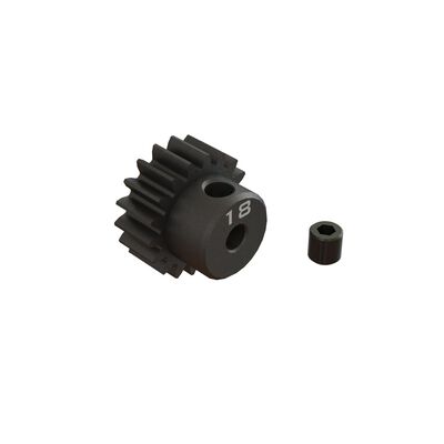 18T 0.8Mod 1/8" Bore CNC Steel Pinion Gear 18T 0.8Mod 1/8" Bore CNC Steel Pinion Gear
