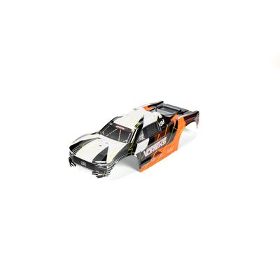 1/10 Clipless Painted Trimmed Body Set with Decals, Orange: VORTEKS 2WD 1/10 Clipless Painted Trimmed Body Set with Decals, Orange: VORTEKS 2WD