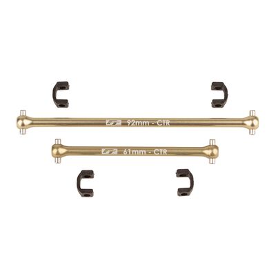 RC10B74.2 FT Center Dogbone Set, Aluminum RC10B74.2 FT Center Dogbone Set, Aluminum