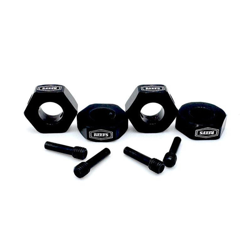 REEFS Wheel Hex 12mm/6mm bore & Pins (4)