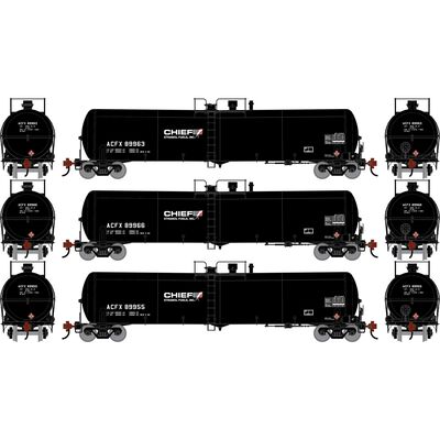 HO ATH 30K Ethanol Tank Car, ACFX #89963/89966/89955 (3) HO ATH 30K Ethanol Tank Car, ACFX #89963/89966/89955 (3)