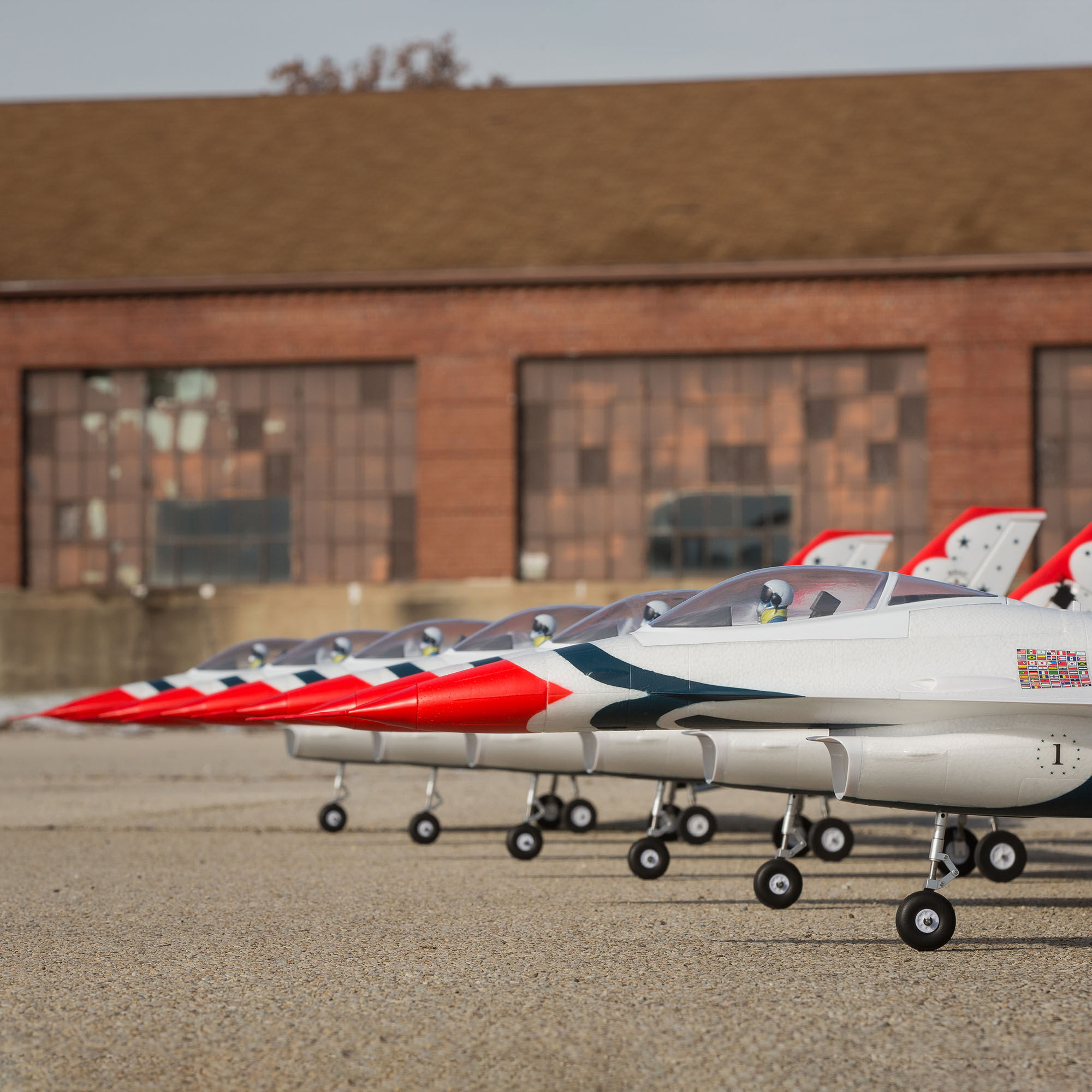 [���ܼ�] EFL178500 [E-FLITE] F-16 Thunderbirds 70mm EDF Jet BNF Basic with AS3X and SAFE Select