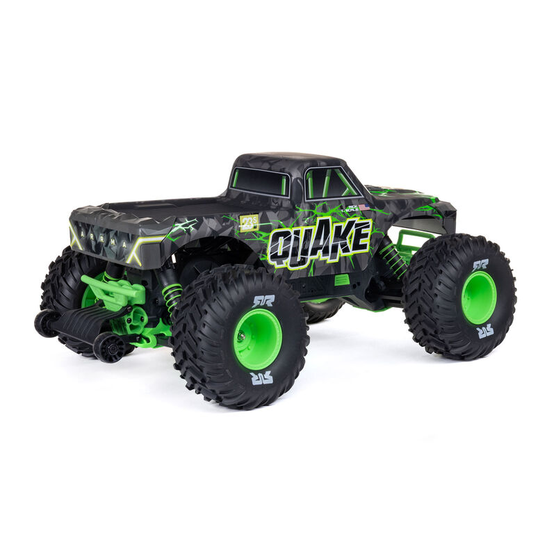 [���ܼ�] ARA3537T2 [ARRMA] 1/10 QUAKE 223S DSC 2WD RTR Brushless Monster Truck, Green