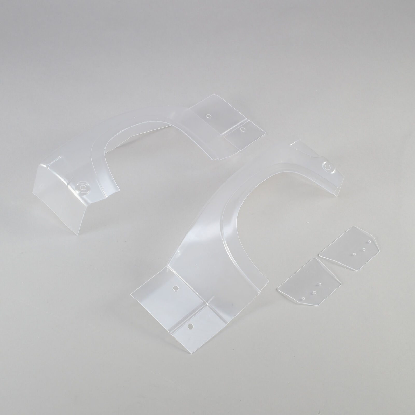 Left and Right Rear Fender Set, Clear: Super Baja Rey
