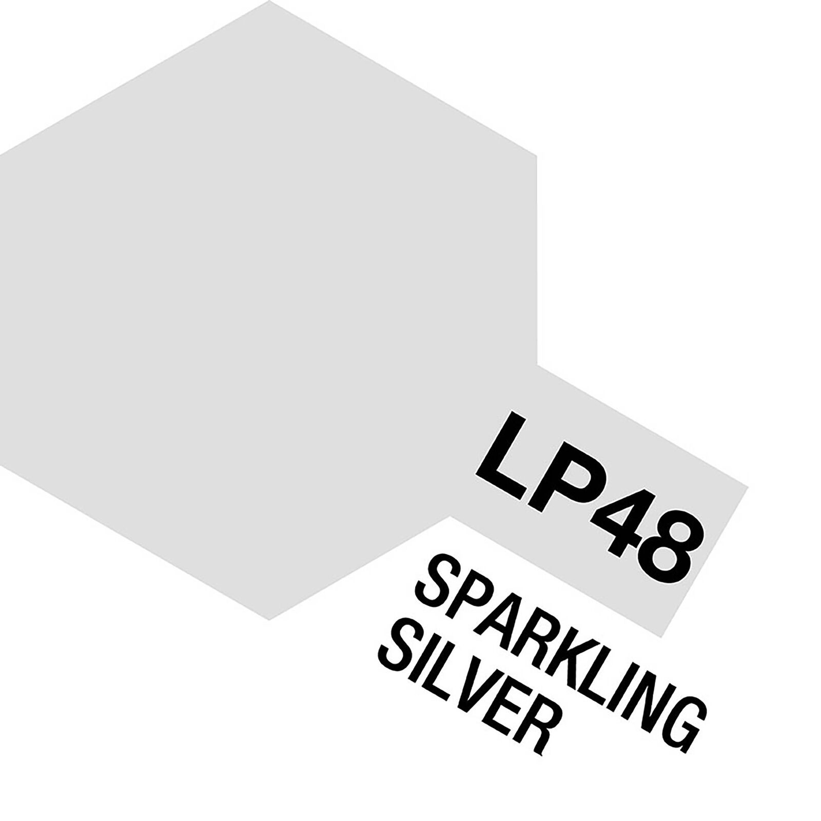 Lacquer Paint, LP-48 Sparkling Silver, 10 mL