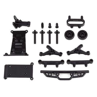 Bumper, Wheelie Bar & Body Mount Set, 1/14 Team Associated Reflex 14R Bumper, Wheelie Bar & Body Mount Set, 1/14 Team Associated Reflex 14R