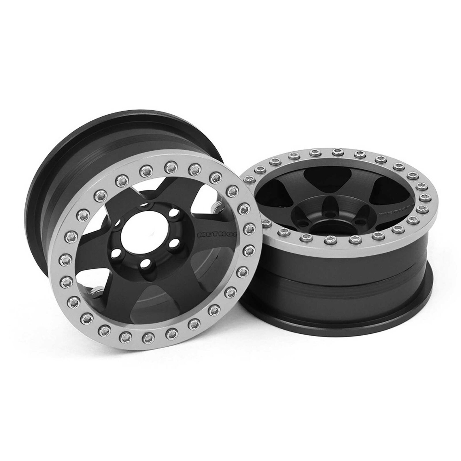 1/10 Method 310 1.9 Race Crawler Wheels, 12mm Hex, Black Anodized (2)