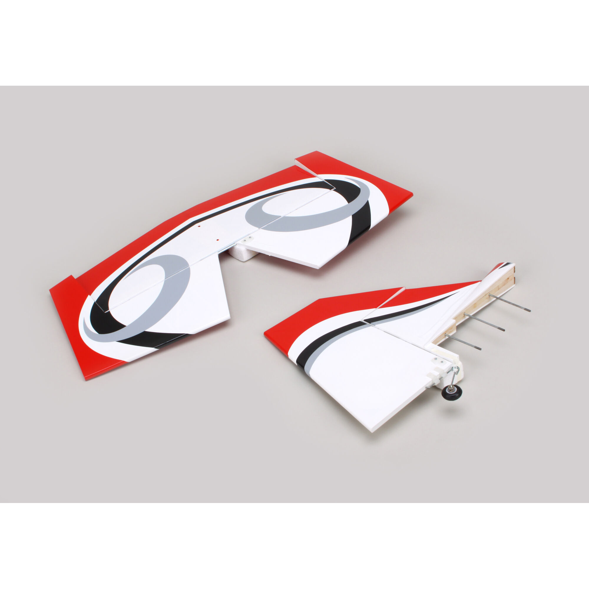 Hangar 9 Hangar 9 Twist 60 (True Red) Tail Set with Elev, Fin