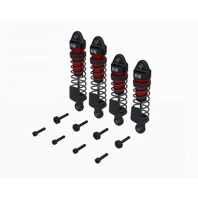 Shock Set, Front/Rear Assembled, TBC cSt Oil, Red (4Pcs): MINI Shock Set, Front/Rear Assembled, TBC cSt Oil, Red (4Pcs): MINI