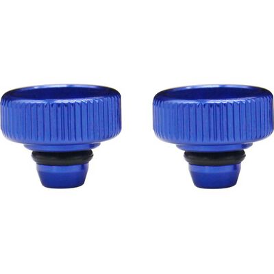 Battery Strap Thumb Nuts, Blue: B5, B5M, B6 Battery Strap Thumb Nuts, Blue: B5, B5M, B6
