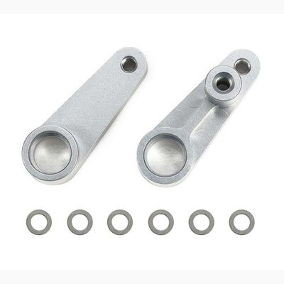 Aluminum Steering Arms, Left/Right: BB-01 Aluminum Steering Arms, Left/Right: BB-01