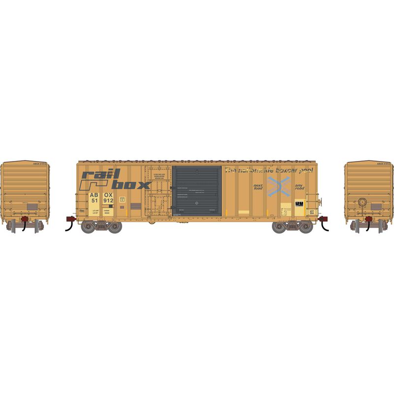 Athearn HO ATH 50' FMC 5277 Combo Door Box Car, Primed For Grime ABOX 'Early' #51912