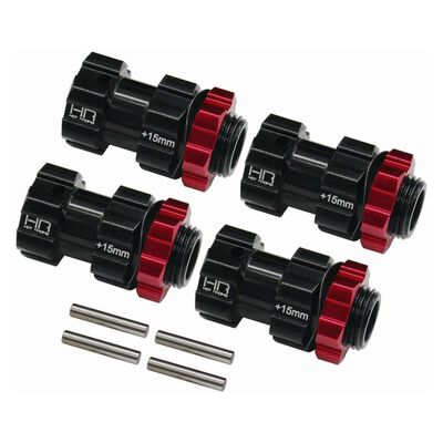 Aluminum 17mm Hex Hubs 15mm Offset: ARRMA 6S BLX Aluminum 17mm Hex Hubs 15mm Offset: ARRMA 6S BLX