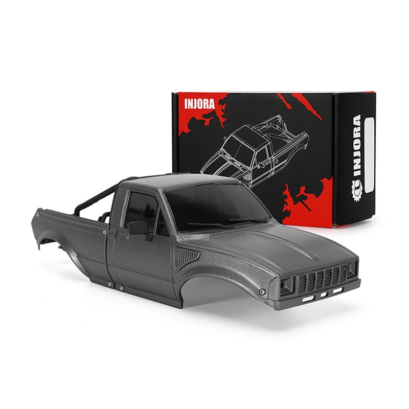 INJORA 1/24 IR60 Rock Crawler Hard Body, Grey, 1/24 Axial SCX24