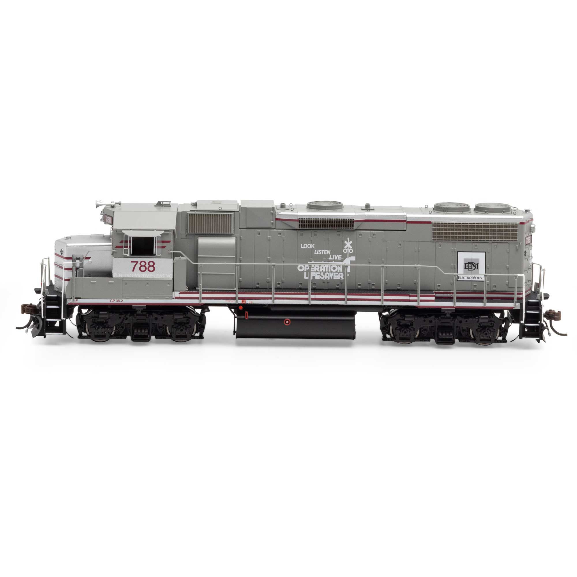 Athearn HO GP38-2 Locomotive with DCC & Sound, EMD Lease / OLS