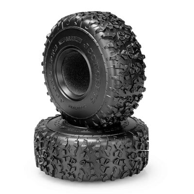 1/6 Tusk Scale Country 2.9" Crawler Tires with Inserts, Green Compound (2) 1/6 Tusk Scale Country 2.9" Crawler Tires with Inserts, Green Compound (2)