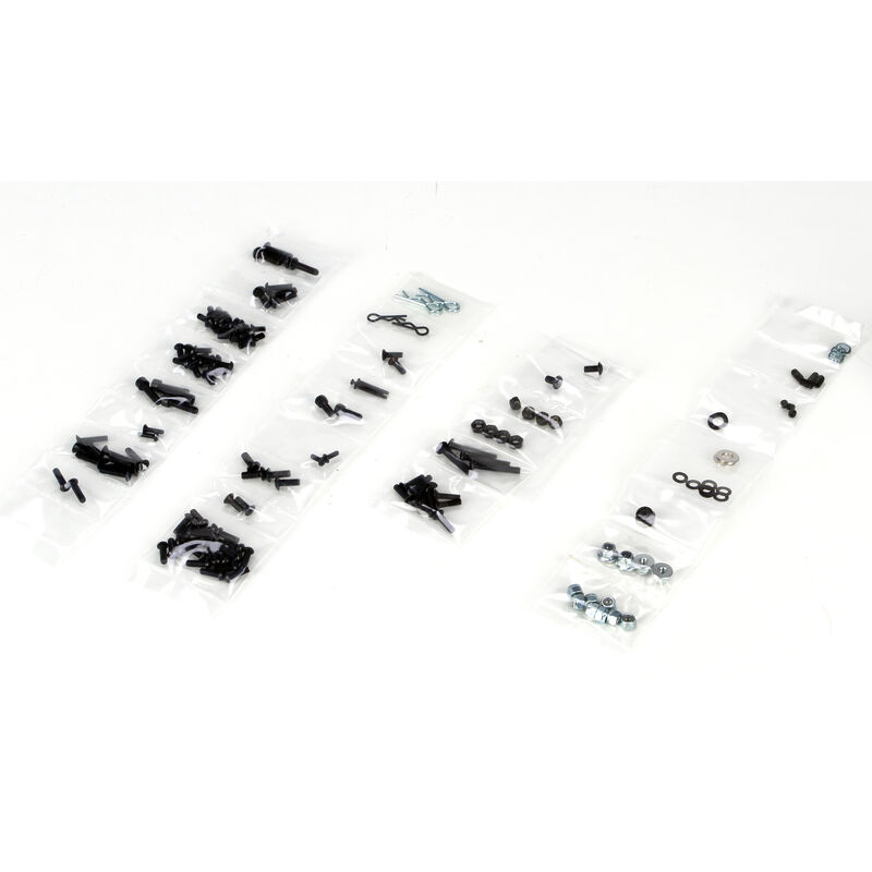 Kit Ammortizzatori LOSI Da 15 Mm (Anteriori) – 2 Pezzi Per 8IGHT RTR. Ricambio Originale In Plastica Per Modellismo RC. Marca Losi, Codice LOS243002.